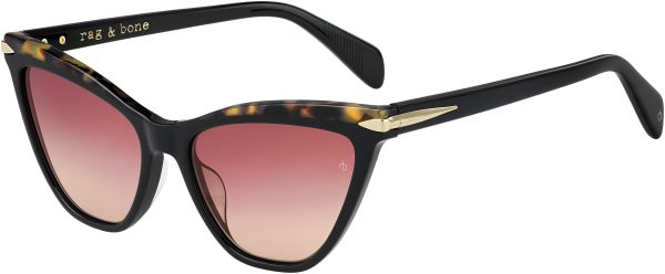 Rag & Bone Rag & Bone 1021 S Cat Eye butterfly Sunglasses For Woman Discount - Image 2