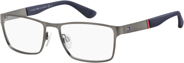 Tommy Hilfiger T. Hilfiger 1543 Rectangular Eyeglasses For Man For Sale - Image 3